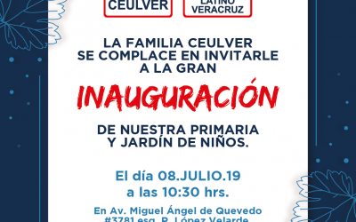 ¡Inauguración! Primaria y Jardín de niños