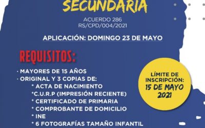 EXAMEN ÚNICO DE SECUNDARIA