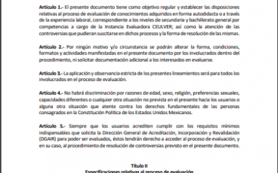 Normatividad Interna Instancia Evaluadora 2021